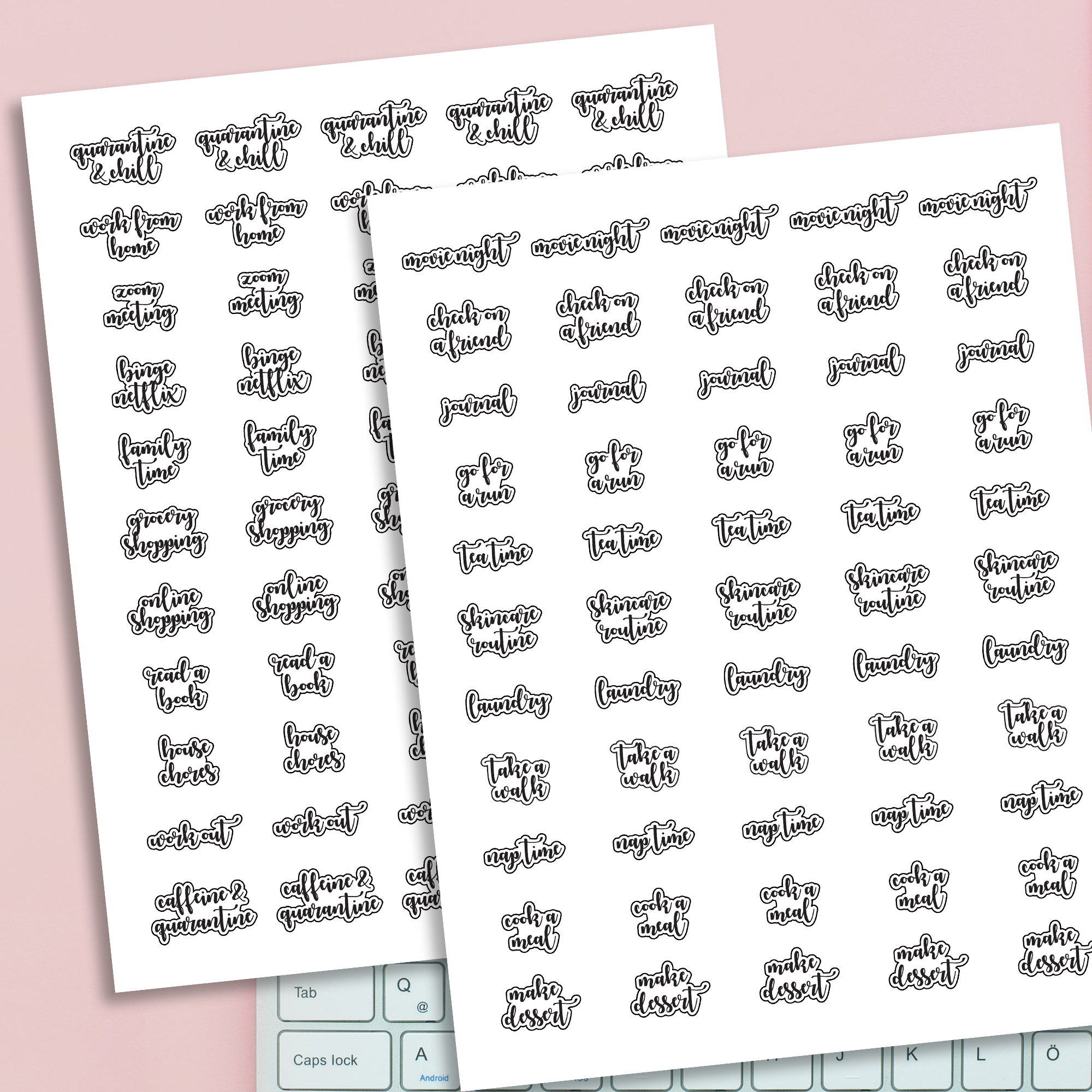 DIY Printable Stickers | How to Make Printable Stickers for Your Bullet ...